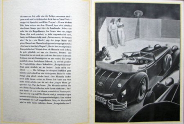 Preview: Horch Modellprogramm 1936 "Aus dem Tagebuch der Manuela" Automobilprospekt (6962)